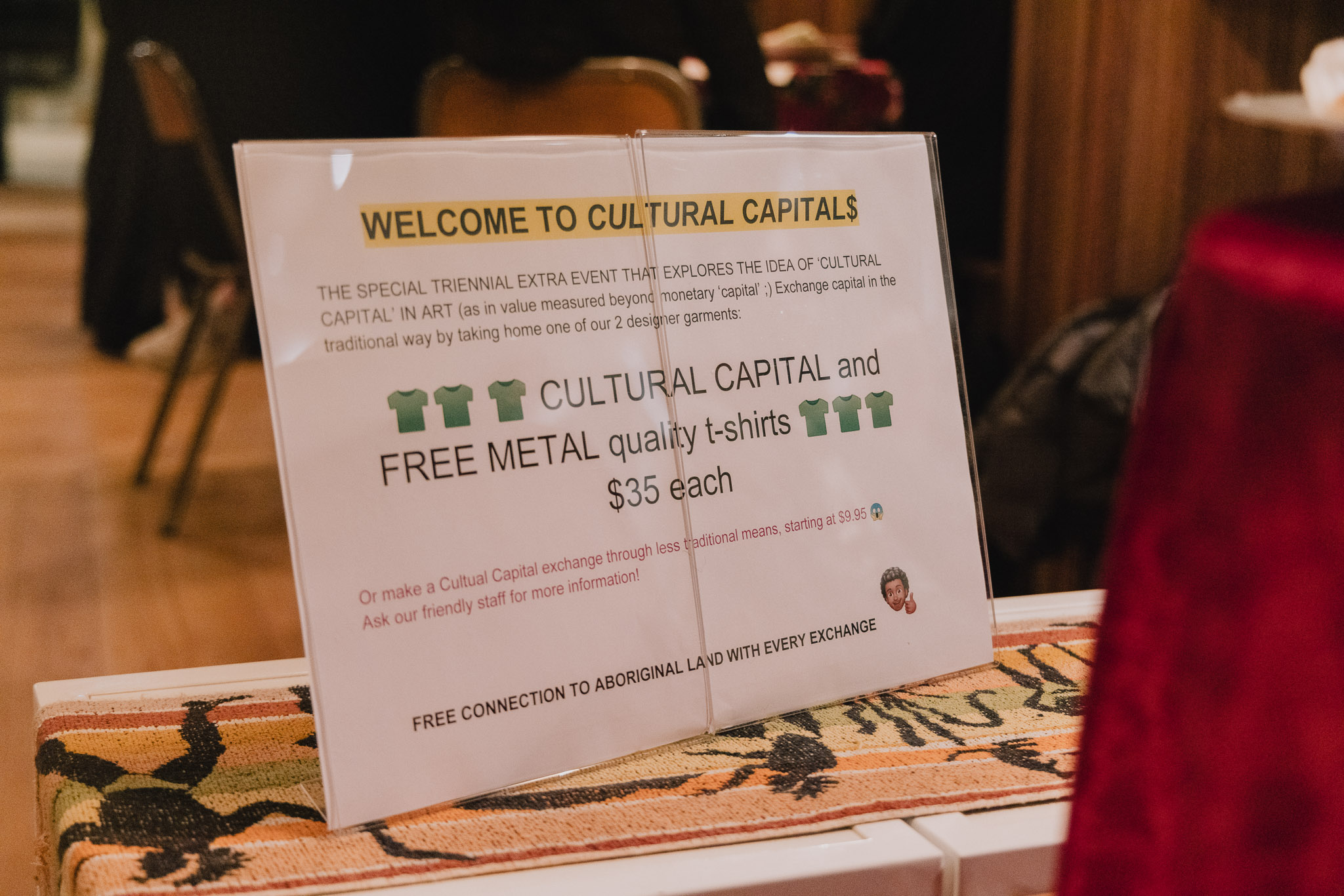 image of a sign that reads 'Welcome to Cultural Capital'